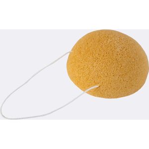 Konjak spons kurkuma - geel - exfoliëren - 100% natuurlijk - gezichtsreiniging