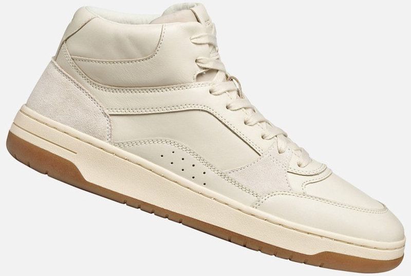 Geox - Sedral Court - Sneakers - Heren - Nappaleer met Suède Details