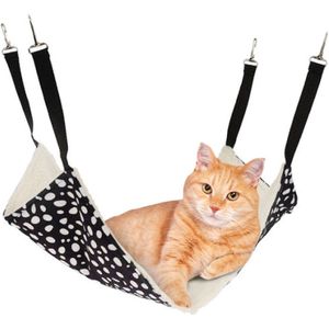 Cheqo® Luxe Kattenhangmat - Hangmat voor Kat of Poes - 50x35 cm