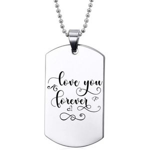 Ketting RVS - Love You Forever