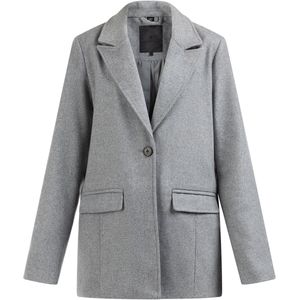 DreiMaster Lange blazer van wolmix