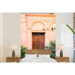 Hout - Deur - Pastel - Architectuur - Behangpapier