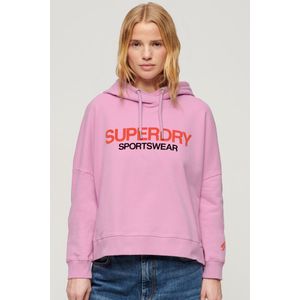 Superdry - W2012064A - Sweatshirt - Roze - Katoen - Lange Mouwen