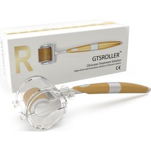 GTS Dermaroller Goud 192 titanium naalden - 1.00mm vermindert rimpels en pigmentatie