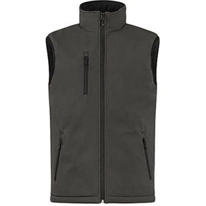 Heren Softshell Gewatteerde Gilet zonder Mouwen