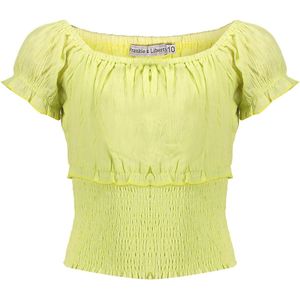 Frankie & Liberty Hera Blouse Tops & T-shirts Meisjes - Shirt - Geel - Maat 128