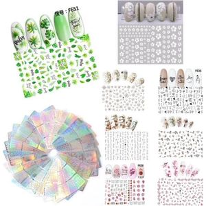 GUAPÀ - Nail Art Decoratie Sticker Vellentjes Set - 20 verschillende Nagel Stickers voor nagel versiering