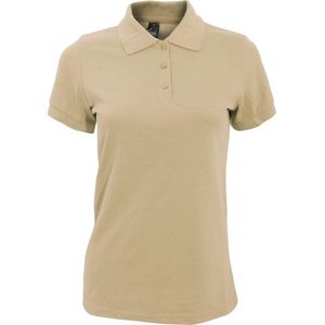 SOLS Dames/dames Prime Pique Polo Shirt (Zand)