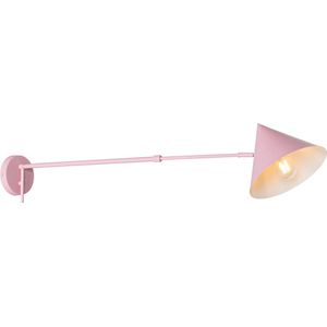 QAZQA triangolo - Design Wandlamp voor binnen - 1 lichts - Ø 22 cm - Roze - Woonkamer | Slaapkamer | Keuken