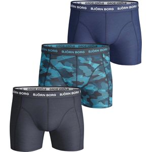 Bjorn Borg 3p SHORTS SHADELINE SAMMY - Sportonderbroek casual - mannen - blauw - M