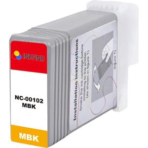 INKFIND PFI-102 Mat Zwart (MBK) Inktcartridge compatibel met Canon PFI-102 - 1-pack Mat Zwart (MBK) *1