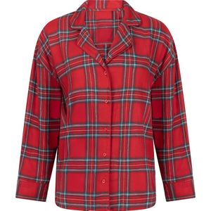 Hunkemöller Pyjamatop Flannel Rood XS