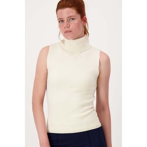 Zusss Mouwloze Coltrui Beige