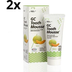 GC Tooth Mousse Meloen - 2 stuks - Voordeelverpakking