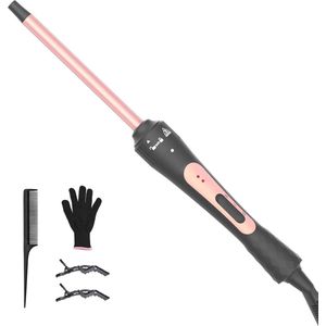 Krultang met variabele opzetstukken en keramische coating - Snel opwarmen, twee temperatuurinstellingen