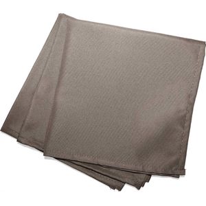 Servetten Essentiel 40x40cm taupe 3 stuks polyester