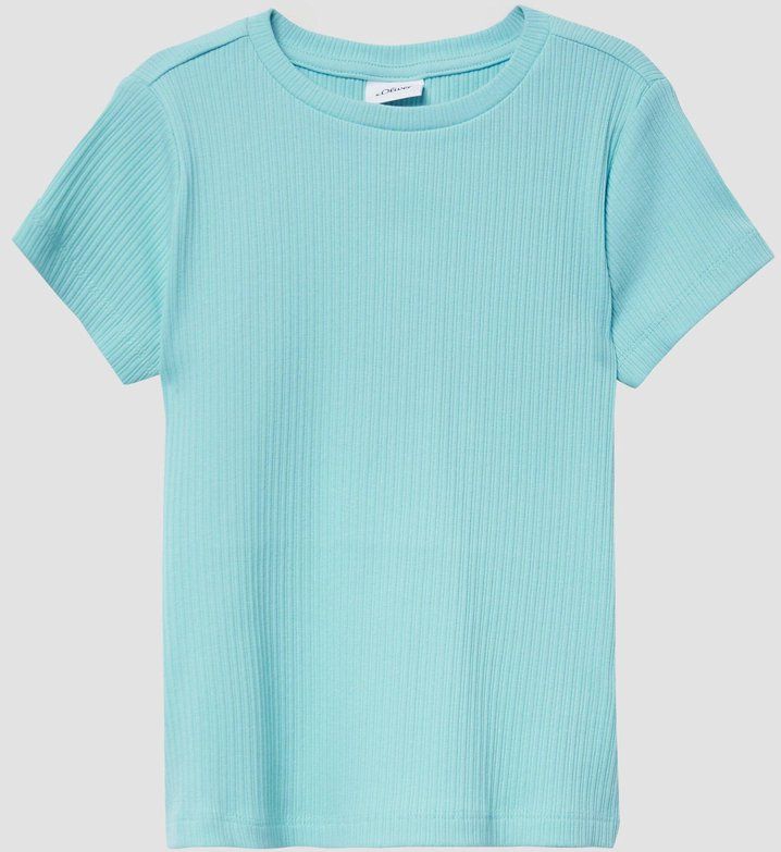 s.Oliver - T-Shirt - Katoenmix - Normale Pasvorm - Korte Mouwen