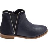 Vertbaudet - Leren Meisjeslaarzen - Met Rits en Elastiek - Antislipzool