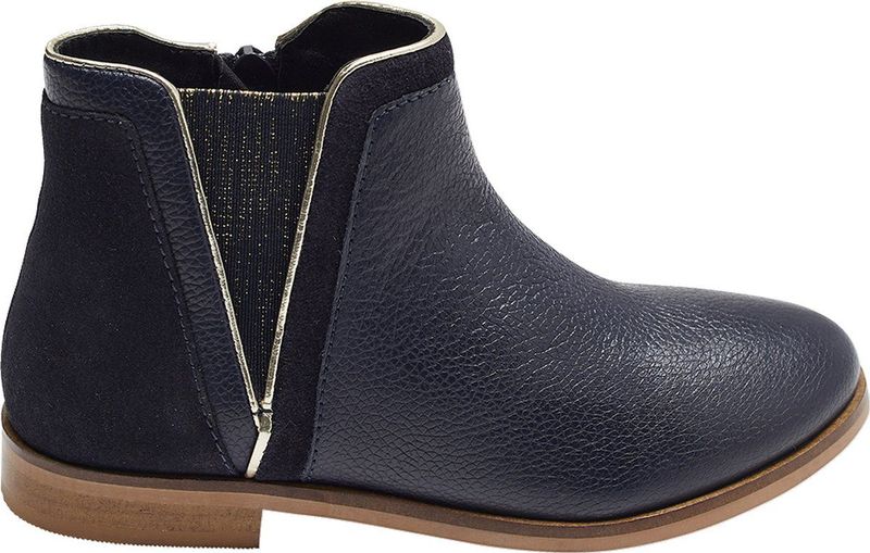 Vertbaudet - Leren Meisjeslaarzen - Met Rits en Elastiek - Antislipzool