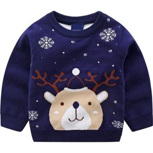 Katoen Kwaliteit Foute Kersttrui Kinderen - Jongens & Meisjes - Christmas Sweater - Maat 98/104 - Kersttrui voor 2-3 jaar kinderen