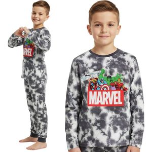 MARVEL Avengers Tweedelige pyjama voor jongens, pyjama met lange broek voor jongens, lange mouwen