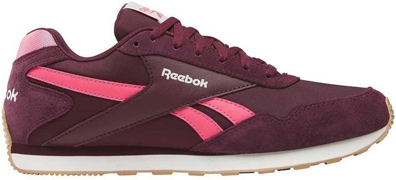 Reebok Dames Glide Low Sneaker, Black Cherry/Passion PINK/Chalk, 35 EU, Black Cherry Passion Pink Chalk, 35 EU