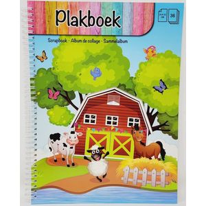 Dutch Crafts - Plakboek - collage album - 36 bladzijden - 24 x32 cm