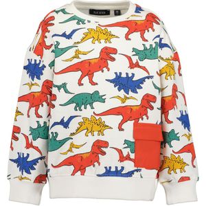 Blue Seven - Sweatshirt - Offwhite - Regular Fit - Lange Mouwen - 100% Katoen