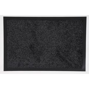 Ikado Droogloopmat binnen zwart - 60 x 90 cm