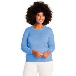 Trui met lange mouwen en ronde hals van merinoswol