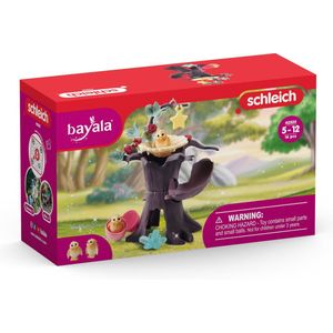 schleich BAYALA - Uitkomende baby-uilen - Speelfigurenset - Kinderspeelgoed voor Jongens en Meisjes - 5 tot 12 jaar - 16 Onderdelen