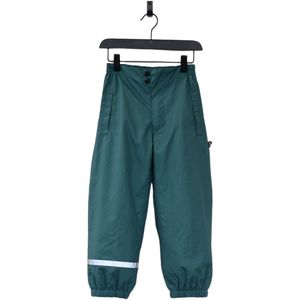 Ducksday - Regenbroek Kind - Waterdicht - Ademend - Regenbroeken Fiets - Reflecterend - Unisex - Donkergroen - Maat 134/140