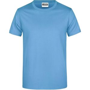 James And Nicholson Heren Ronde Hals Basic T-Shirt (Hemelsblauw)