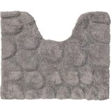 Sealskin Pebbles Toiletmat 50x60 cm - Katoen - Grijs