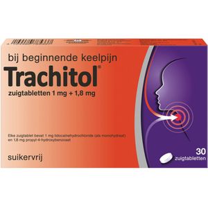 Trachitol Suikervrij - 2 x 30 zuigtabletten