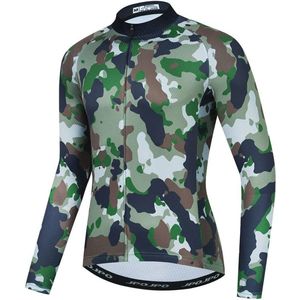 Lange Mouwen Wielertrui voor Mannen - Reflecterende Fietsshirt voor BMX en MTB - Ademend en Comfortabel (S-3XL)