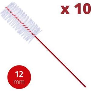 Lactona Interdentaal Ragers - XX-Large 12mm - Donkerrood - 2 gripzak x 5 stuks - Voordeelpakket