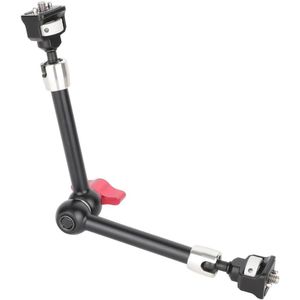 Multifunctionele scharnierarm met bescherming tegen verdraaien en 1/4''-20 schroefmontage - 11 inch rode knop - 3660 .
