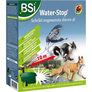 BSI - Water-Stop met Sprinkler Technologie en flitslicht - Beschermen van planten en tuin - Afweer van ongewenste dieren in de tuin - 1 stuk beschermt tot 200 m²