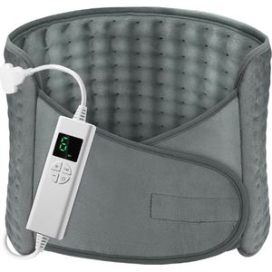 Warmtekussen - Warmtekussen Electrisch - Warmtekussen Nek - Warmtekussen Nek En Schouder - Nekverwarmer - Warmtekussen Nek Elektrisch - Met Automatische Uitschakeling - 6 Warmtestanden - Regelbare Standen - 60 Watt - Zacht Materiaal - 126x30cm