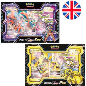 Pokémon Deoxys/Zeraora Vstar-Vmax Battle Box - Pokémon Kaarten