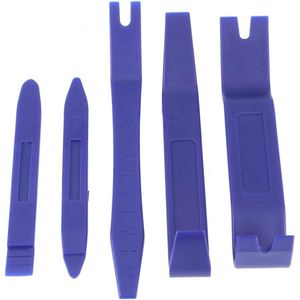 Panel Removal Tool - 5 stuks voor Auto Interieur Exterieur - Dash Moulding Trim Audio Deurpaneel Open Removal Tools - Blauw .