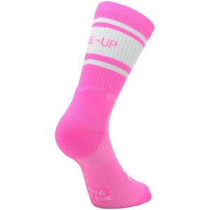 Sporcks Wake up - HYBRID SOCKS 41-43 compressie/ naadloos/ Hyrox/ Crossfit / sportsokken /Pink