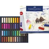 Faber-Castell pastelkrijt - halve lengte - 48 stuks - FC-128248