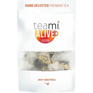 Teami Premium Thee - Alive Thee - Energiebooster - Met groene thee, citroengras & gember