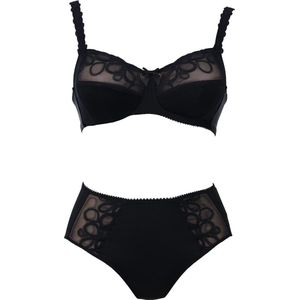 RosaFaia Beautyfull Lupina Bh zonder Beugel 5629 Zwart - maat EU 75B / FR 90B