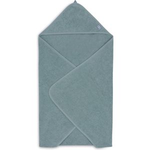 Jollein - Badcape Badstof 100x100cm - Baby Handdoek met Badcape, Omslagdoek, Badponcho - Sea Green
