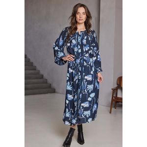 DIDI Dames Dress Divine Darkblue Ambiance print maat 40