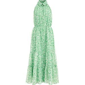 WE Fashion Dames maxi-jurk met glittergaren