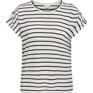 ONLY CARMAKOMA - CARPILLY IN ONE SS STRIPE O-NECK TOP JRS - Meisjes - Blouses